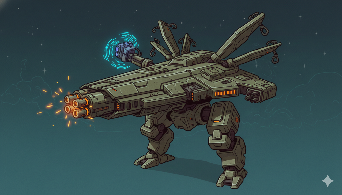 Why does a multi-kilometer long intergalactic warship need legs? Corsair