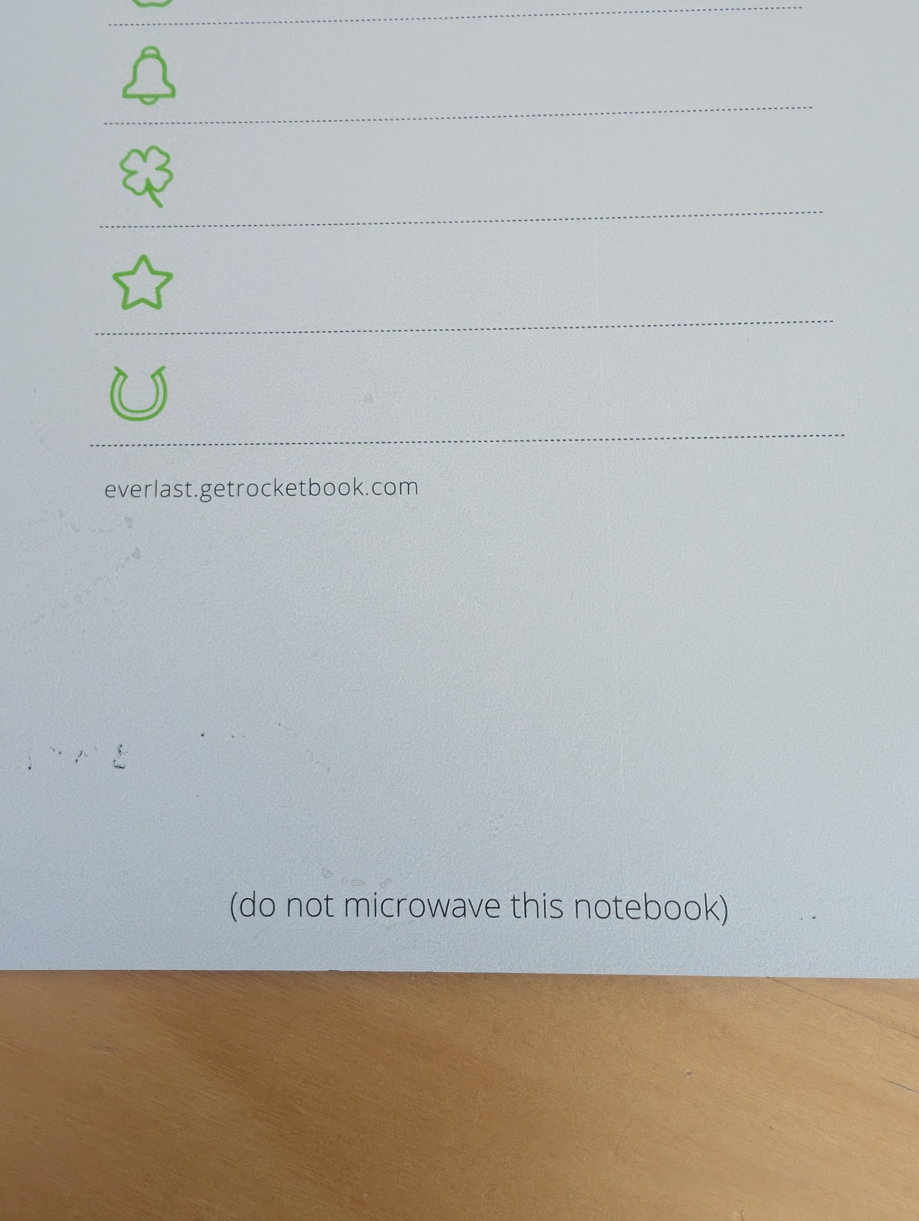 Notebook interior cover