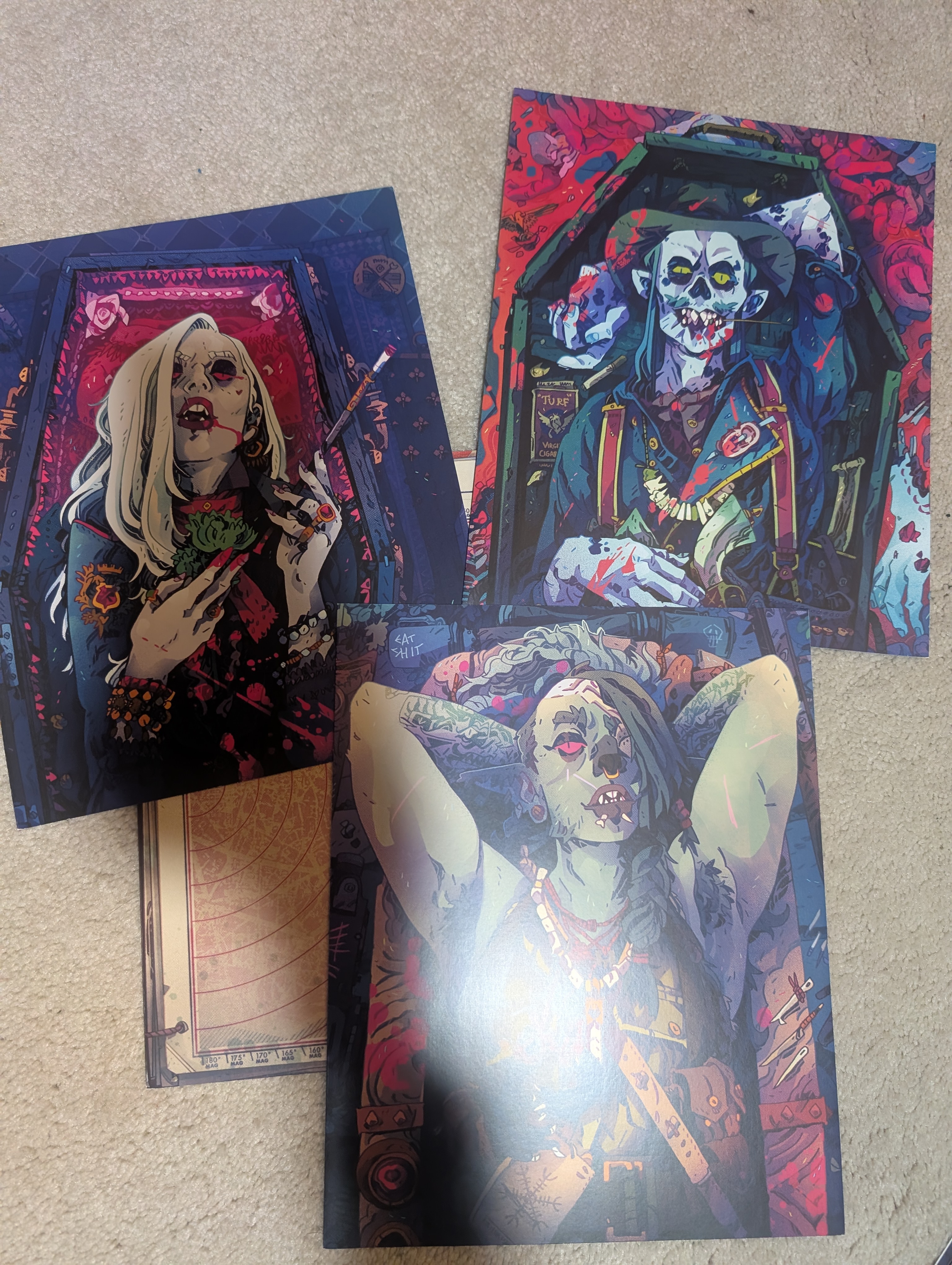 Eat The Reich character sheets